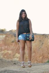 Portimao, day 4. Denim shorts