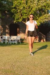 Leather Shorts