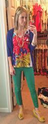 Bright and Colorful Pre-fall OOTD and some Anthro sale chit chat