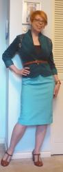 Sept 17th - Outfit #16 - Teal and Turquoise