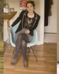dotty, ankle boots, and shopping