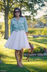 Mint + Pleats