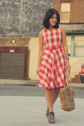 Checker-dress