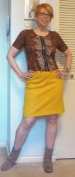 Sept 18th - Outfit #17 - Leopard and Yellow