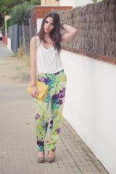 Flowers on my pants
