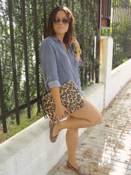 Denim + Animal Print