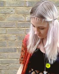 76. SPIKE HEAD CHAINS AND TIE DYE DRESSES