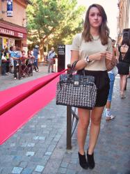 Red carpet des Galeries Lafayette