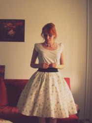 Sewing my first circle skirt ...