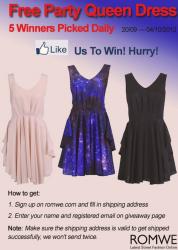 Romwe Party Queen Dress Giveaway