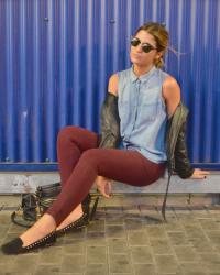 LEATHER, DENIM & STUDDED SLIPPERS