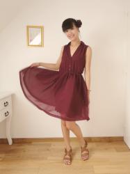 Plum dress