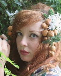 Harvest queen fall head pieces by Nicole Eymard
