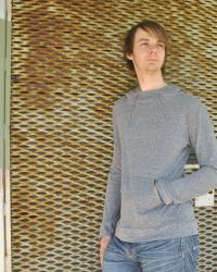 Blue-grey hoodie
