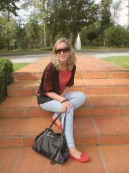 A lace jacket