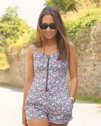 FLOWERED JUMPSUIT