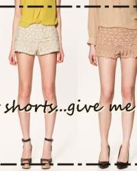 GIVE ME OPTIONS!!.......CROCHET SHORTS