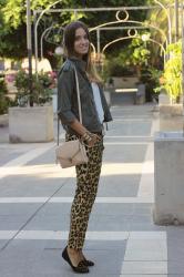 Leopard + military green