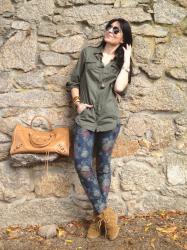 Militar & Flores & Sneakers