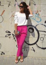 Fucsia Pants