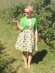 look what I made #7: apple picking dress!