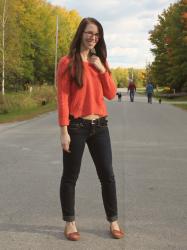 Pumpkin orange.