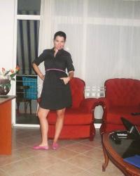 Gray Shirtdress Spruced with Hot Pink.