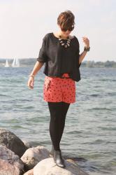 bow printed shorts bow printed shorts
