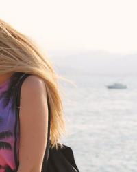 Sunset on my shirt