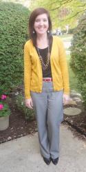 Mustard Yellow and Houndstooth