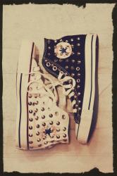 New in: studded Converse