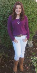 Falling for White Jeans