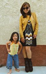Missoni for Target Dress, Mustard Leather and Mud Wrestlers
