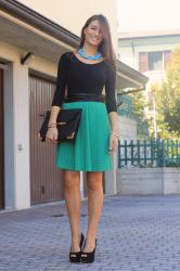 Green Skirt and Ballet Dancer's Body