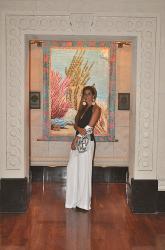 Bahamas, Nassau night10 - White palazzo-pants at Casa D'Angelo