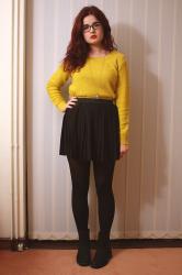 Bright Yellow Knits