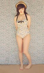 Cadillac Print Swimsuit