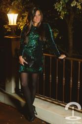 Emerald Sequin Dress