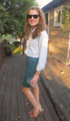 Reader Submission: TJ Maxx Max Studio Green Skirt 