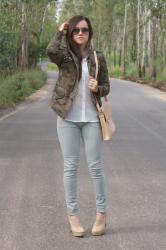 Military Jacket & Nude color