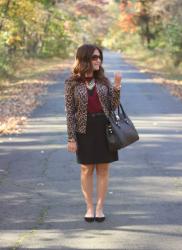 Leopard & Maroon & Stella & Dot Giveaway