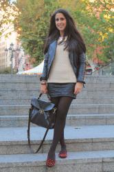 Leather skirt