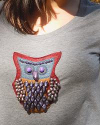 {outfit} DIY Burberry Prorsum Owl Tee