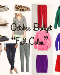 October budget: aka my shopping binge