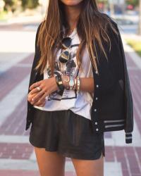 Black and White Varsity