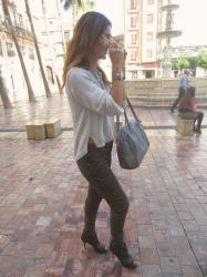 my leopard trousers