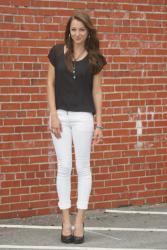 4 Ways to Style White Jeans {part 4}.
