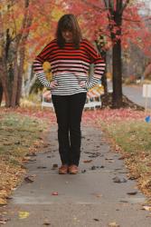 Outfit Post - Multi-Colored Stripes