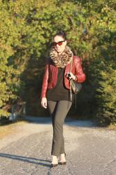 Leopard Print With Burgundy Leather + Update