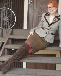 Nov 5th - Outfit #5 - Tweed and Textures